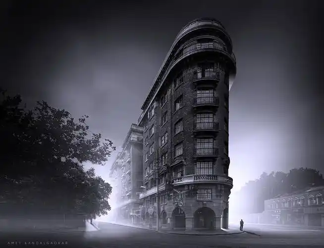 暗黑风格建筑摄影 by amey kandalgaonkar