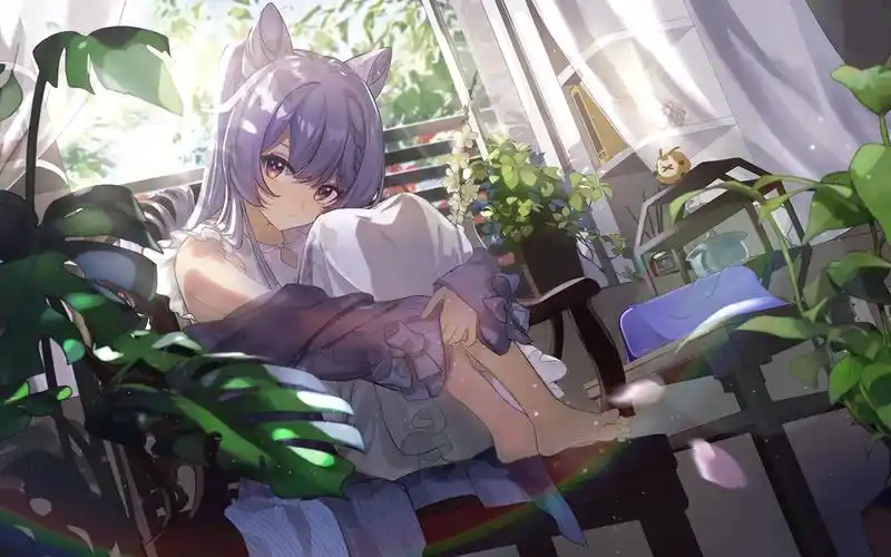 天猫精灵刻晴4k壁纸(已去水印)_哔哩哔哩bilibili_原神