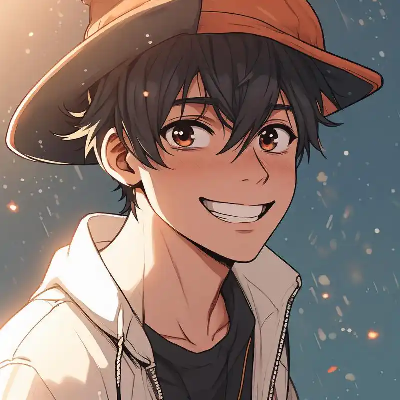 动漫男生可爱呆萌头像04 哇塞!