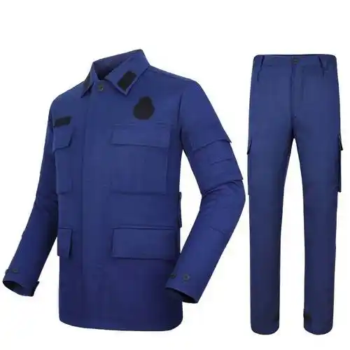 夏季火焰蓝作训服火焰蓝消防服消防劳保服消防救援户外抢险救灾服