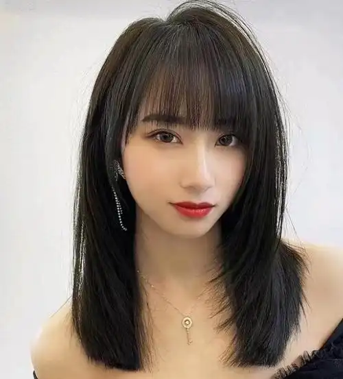 剪什么刘海显脸小 空气刘海排名第一_刘海发型 - 美发站