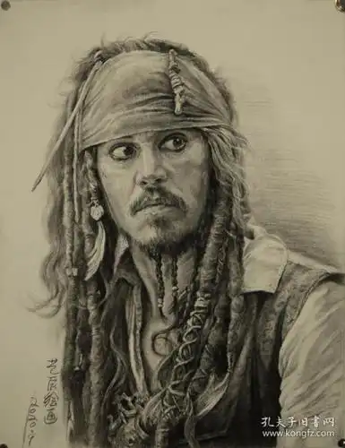 素描:加勒比海盗