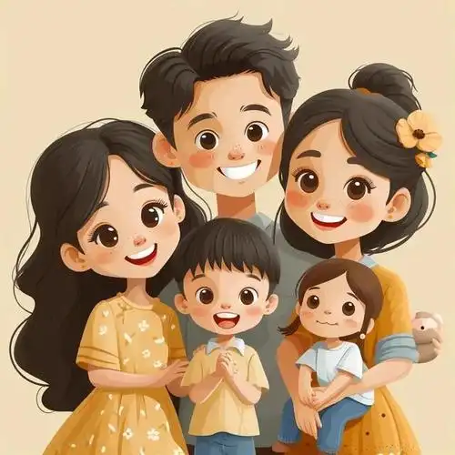 头像分享一家人健健康康开开心心就好