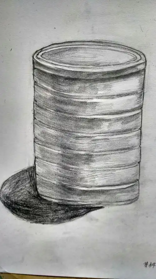 童年记忆系列之奶粉罐写生