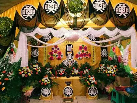 灵棚搭建及灵堂布置