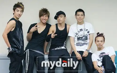 bigbang新专辑预售3万张 出道不足一年创奇迹