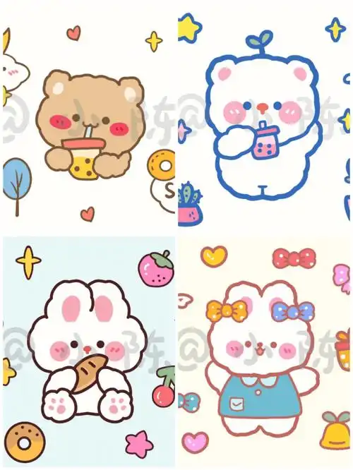 原创卡通可爱风格图案