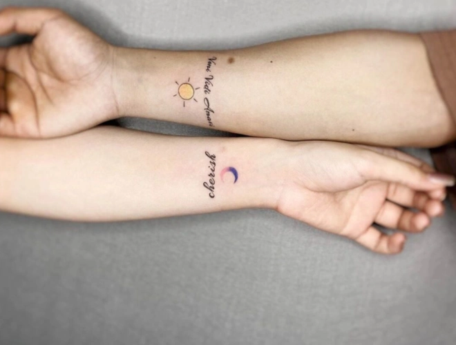 独一无二的情侣纹身情侣纹身小图案3