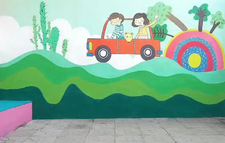 苗苗幼儿园墙绘 卡通可爱|插画|新锐潮流插画|石前_原创作品-站酷