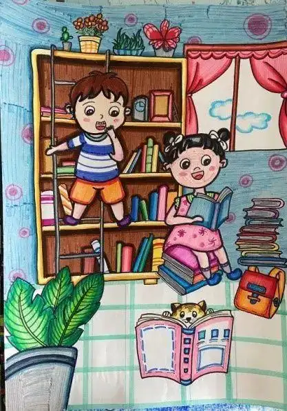 新疆第十七届少年儿童绘画大赛"我的幸福童年"获奖作品展示