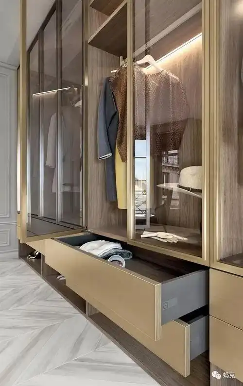 轻奢衣帽间重金属精彩演绎