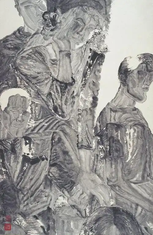 当代水墨研究展(第六回)|人物画|武汉美术馆|田黎明|张江舟|周京新