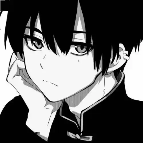 男生头像丨简洁黑白次元头像