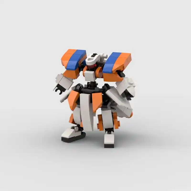 【乐高moc机甲01】图纸 - 抖音