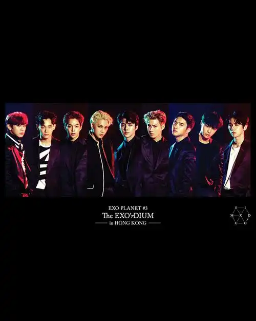 exo 香港演唱会 2017 官方宣传海报 poster