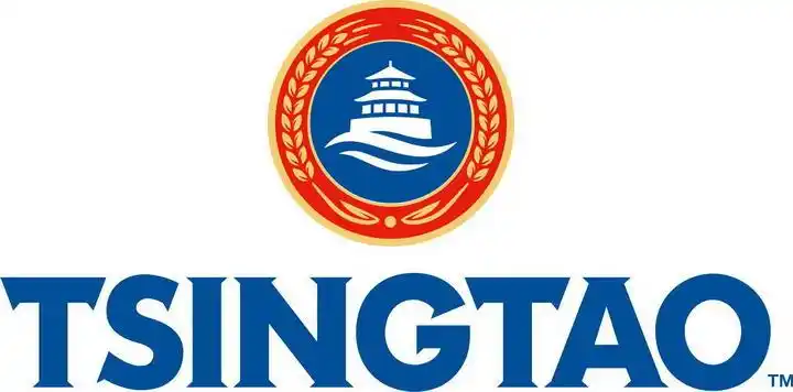 青岛啤酒英文标志图标logo透明背景png图片素材 - 设计盒子