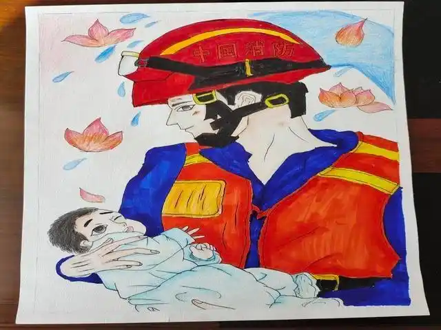 "119" 宣传月|儿童消防绘画 作文征集活动 精彩纷呈_学前教育_教育