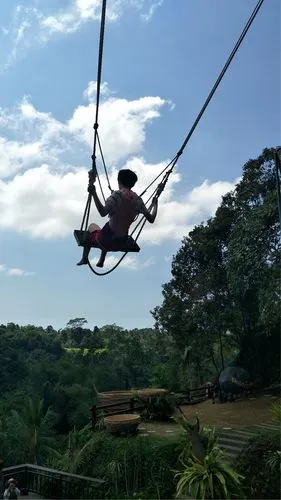 巴厘岛之旅～(第六篇)20181010网红空中大秋千&丛林鸟巢