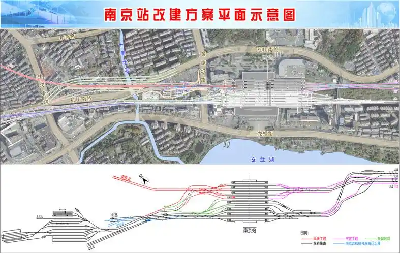 南京上元门铁路过江通道:穿江贯通南北,江苏高铁路网"活"起来_新华
