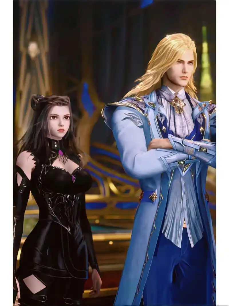 斗罗大陆戴沐白和朱竹清图片