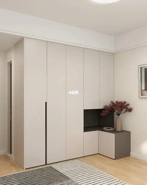 衣柜伸出床头柜的设计