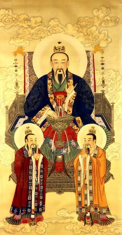 道教神像-道教三清.