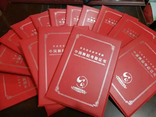 中国舞蹈家协会考级证书