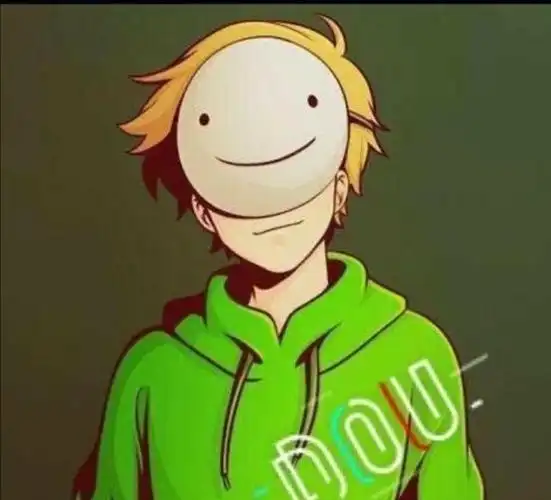 我的世界dream油管头像 - 歪脖子卡通头像!