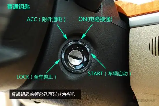 车辆的启动方式   现在汽车的启动方式基本上可以分为两种: 普通钥