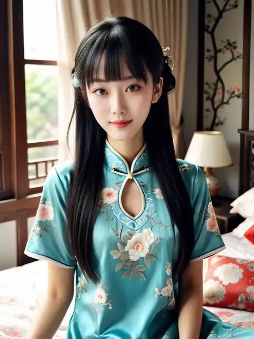 当女友穿上旗袍那一刻我的世界都被美化了