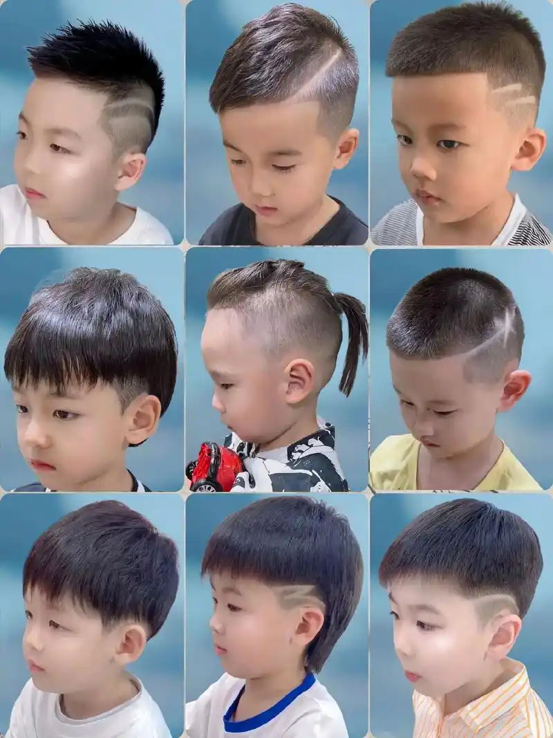 2-8岁小男孩发型合集.集美们,一定要把儿子打扮得帅帅的出街 - 抖音