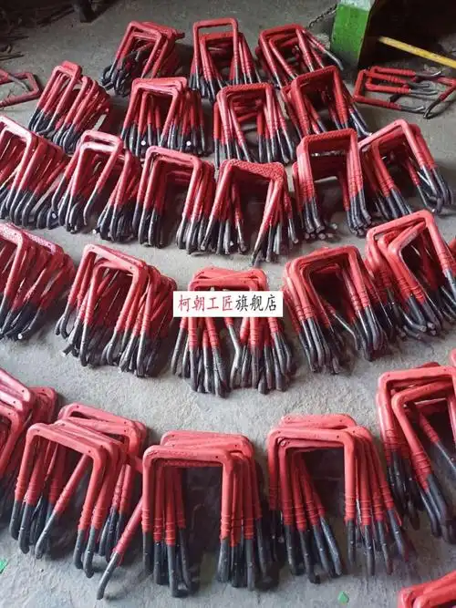 塑钢爬梯踏步污水井爬梯检查井爬梯包塑爬梯u型脚踏窑井爬梯厂家 12*