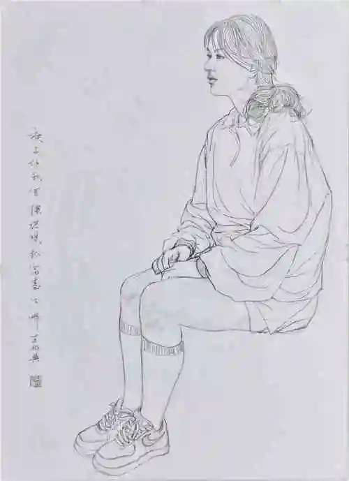 "线性的高度——中国人物画白描与写意课题研修班"第一阶段结课作品选