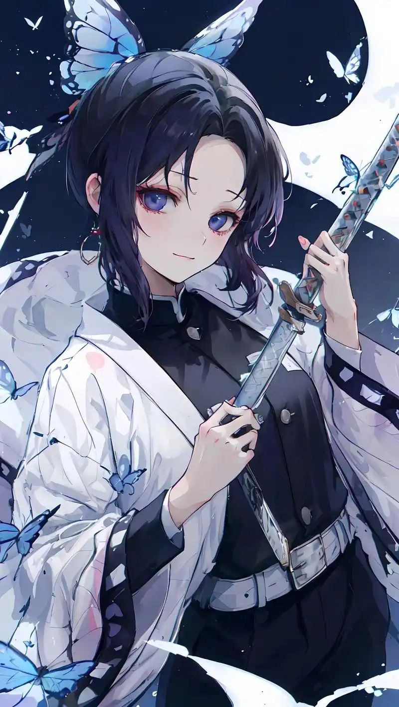 手机壁纸 #神图君小程序 #神图壁纸 #鬼灭之刃  #蝴蝶 - 抖音