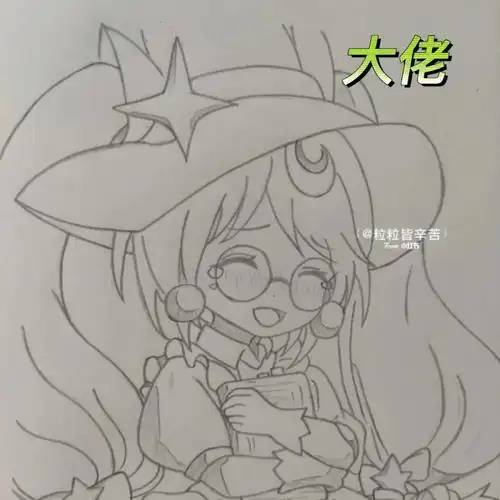 粒粒皆辛苦传送门这里哈哈#手绘临摹  #安琪拉