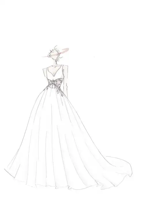 朋友疯狂追问的小众高级感婚纱!