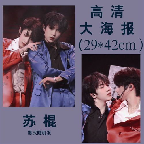 苏棍cp苏新皓朱志鑫海报写真明信片lomo卡签名照片同款周边徽章