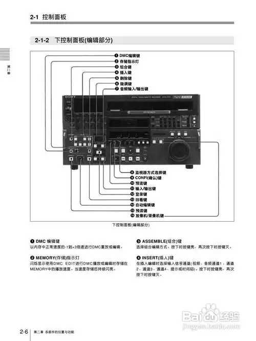 索尼dvw-500p数字磁带录像机使用说明书:[1]