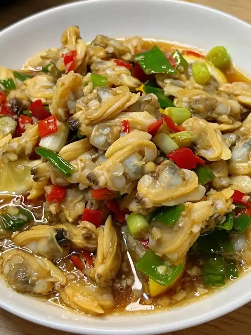 周天,来一盘凉拌花甲肉吃吃吧97 酸辣开口专治没食欲 73食材:花甲