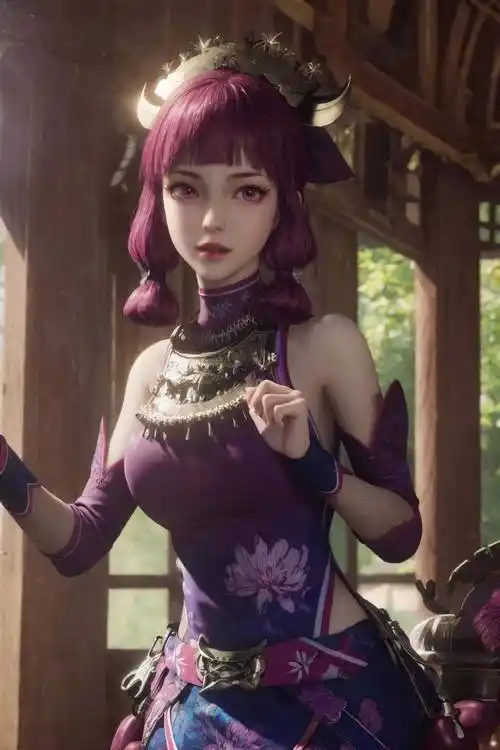 万毒窟圣女蚩梦毒中带甜的暗夜玫瑰