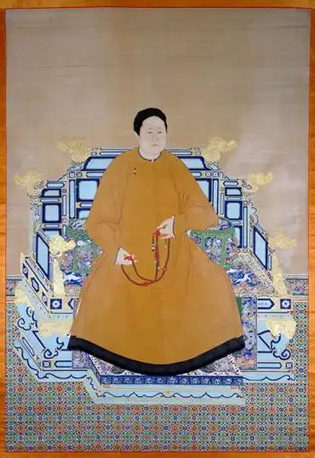 孝庄文皇后画像.