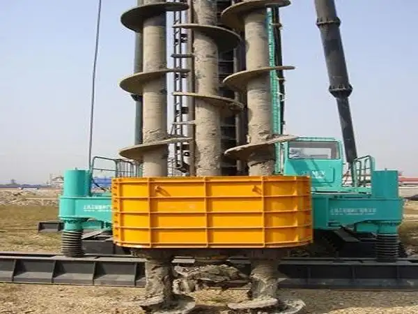 [分享]三轴水泥土搅拌桩图片资料下载