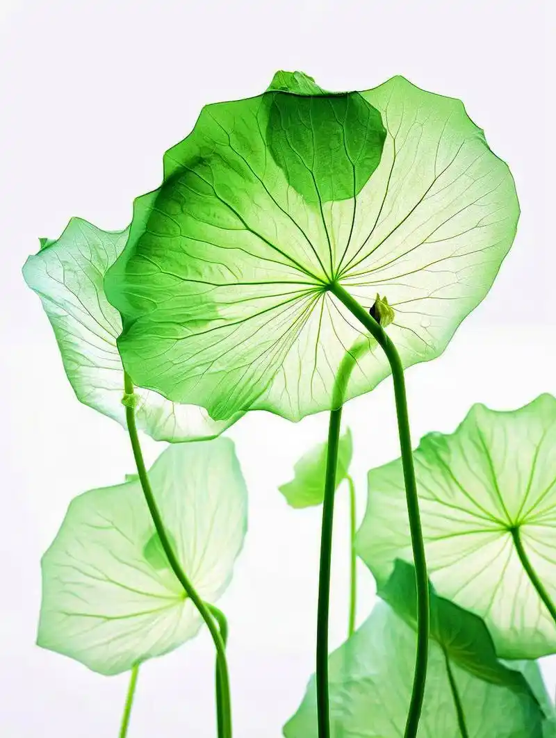 绿色的荷叶在清风中摇曳,喜欢这满屏生机的绿色!