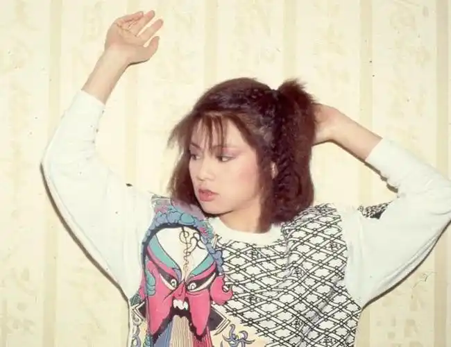 老照片翁美玲影像集之玉米须发型