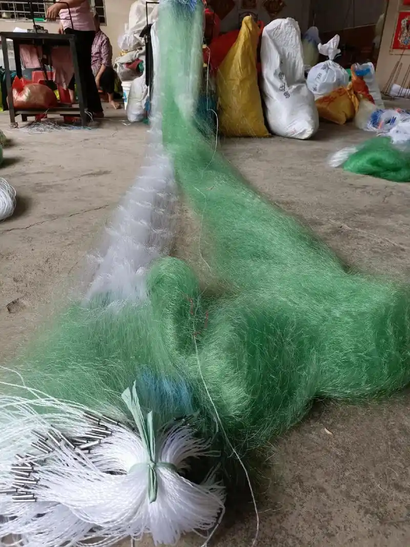 帆船牌丝网4米5指200米长三层沉网#渔网 #渔具 #专业生 - 抖音