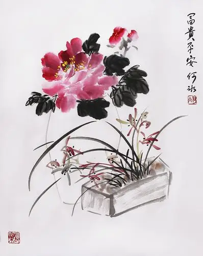 旧作低价清货手绘写意花鸟画原创国画原稿装饰画国画