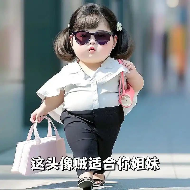 这头像贼适合你姐妹,小胖妞系列#姐妹头像 #闺蜜头像 #女生 - 抖音