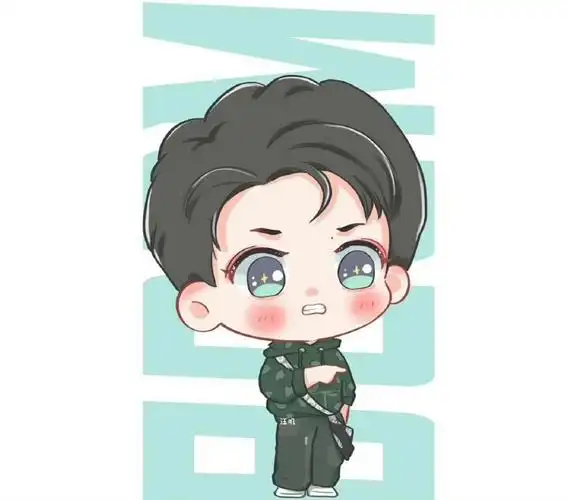 王一博超话#王一博六一q版海报#|#王一博#电影可以重放,童年无法重来