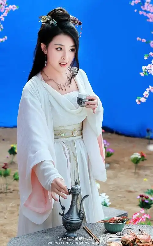 说不是可可爱爱的小公主呢,张含韵新萧十一郎女装剧照