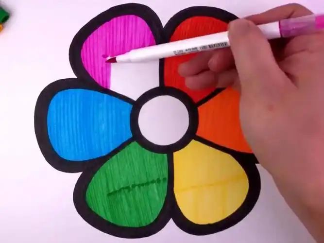 儿童简笔画教孩子画花朵